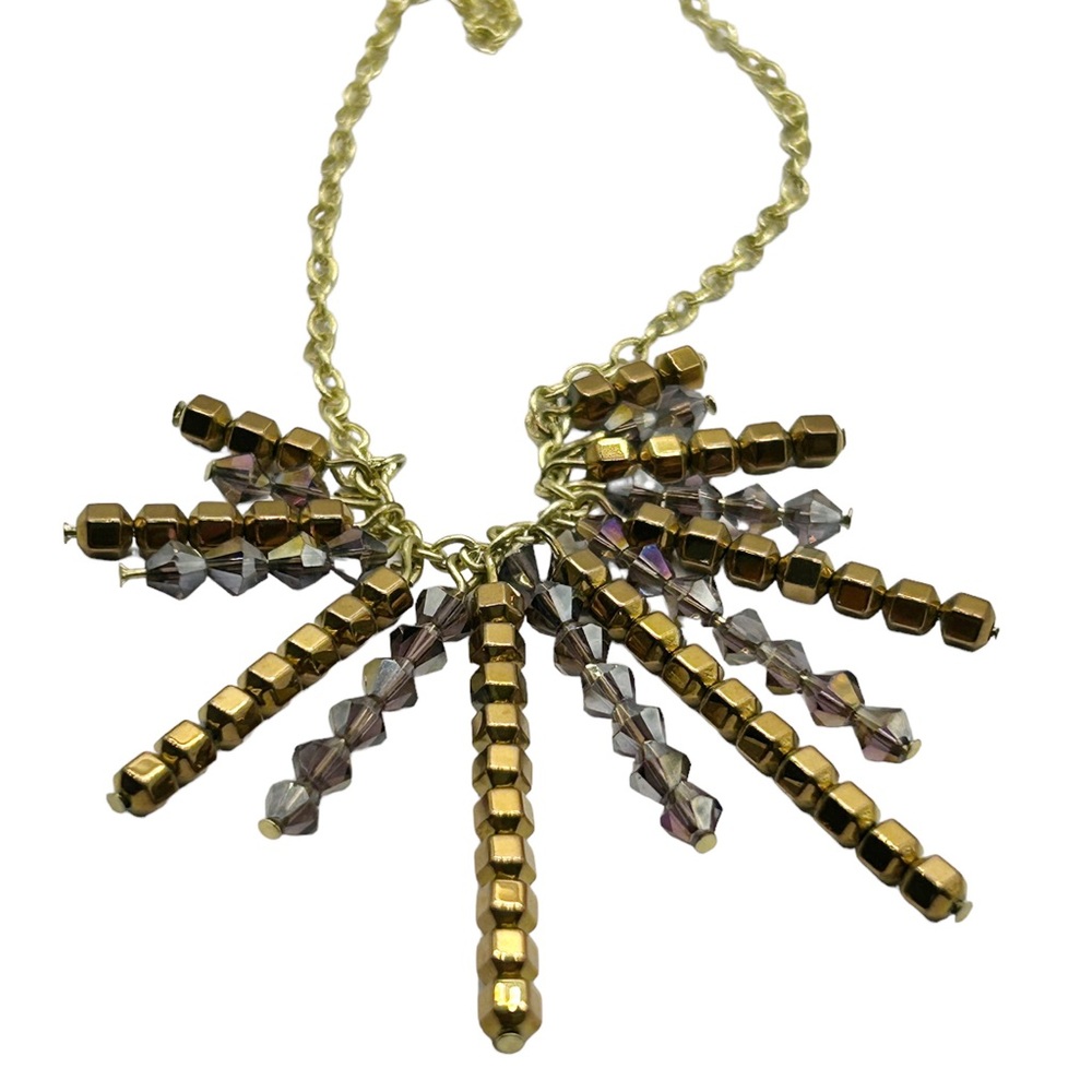 Handmade LSU Beaded Necklace